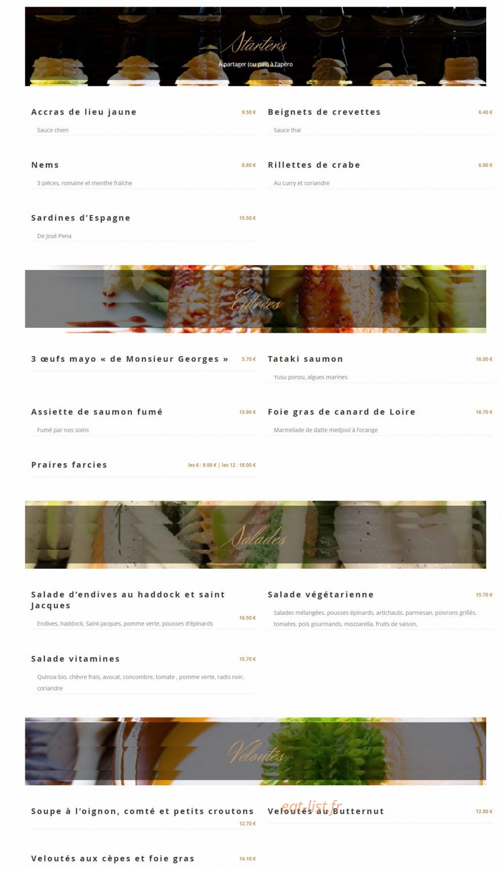 La Croisette — carte page 1