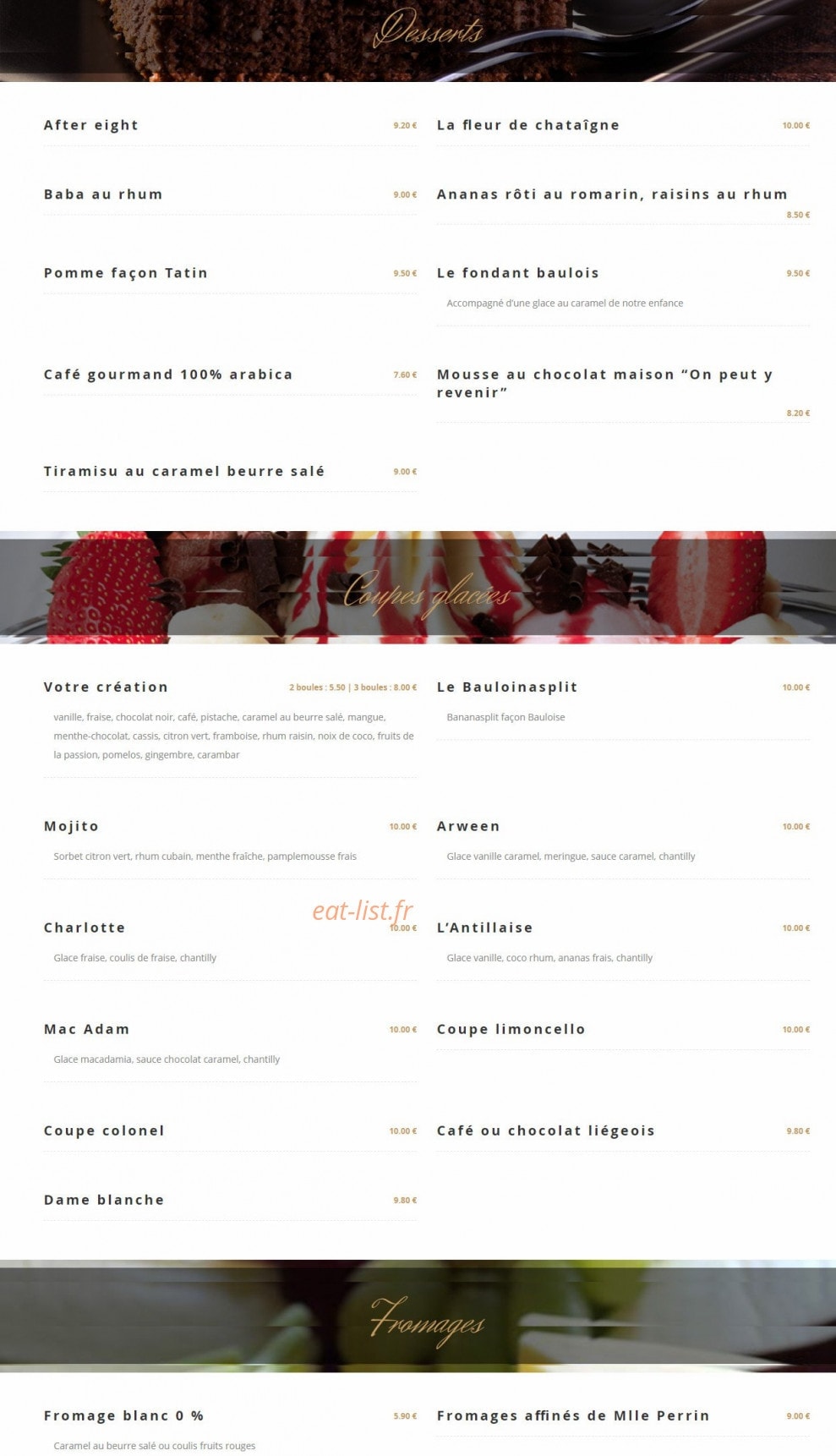 La Croisette — carte page 5