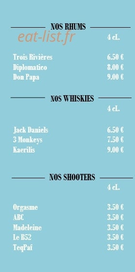 La Marée Dansante — carte page 5