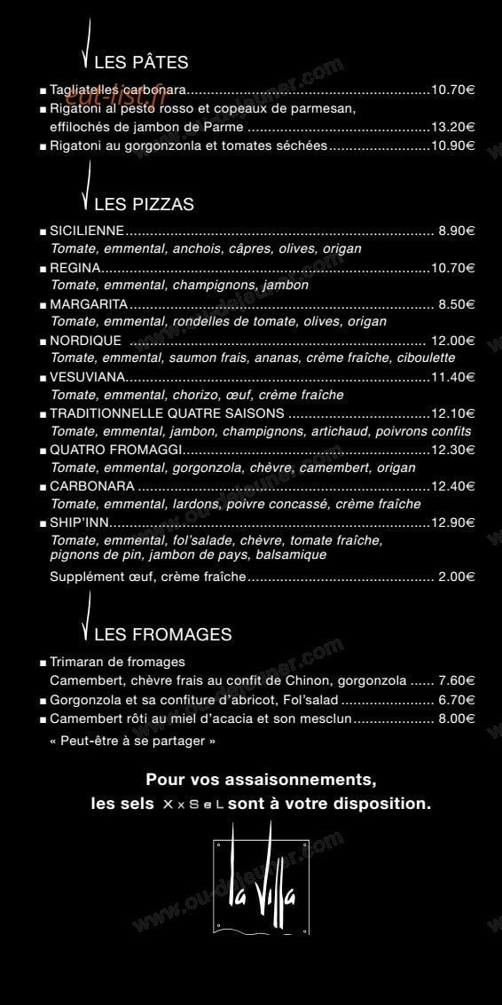 La villa — carte page 3