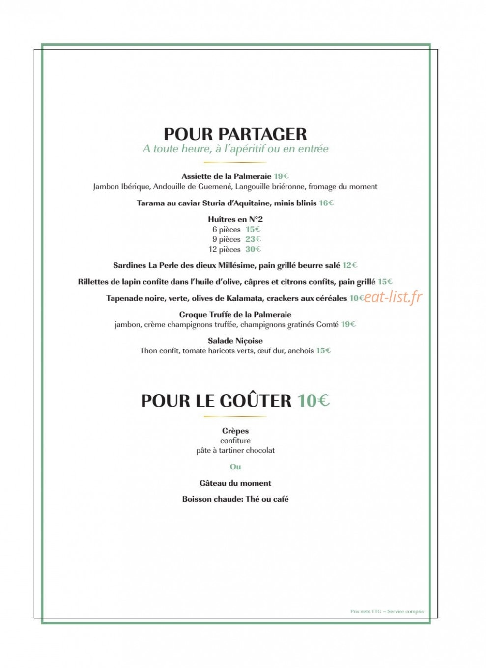 La volière — carte page 2