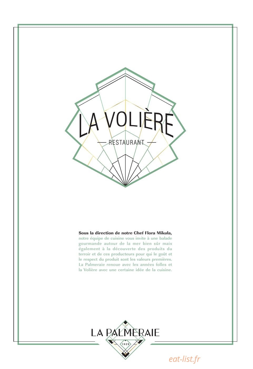 La volière — carte page 1