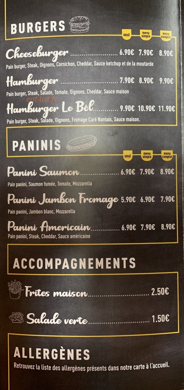 Le Bôl — carte page 2