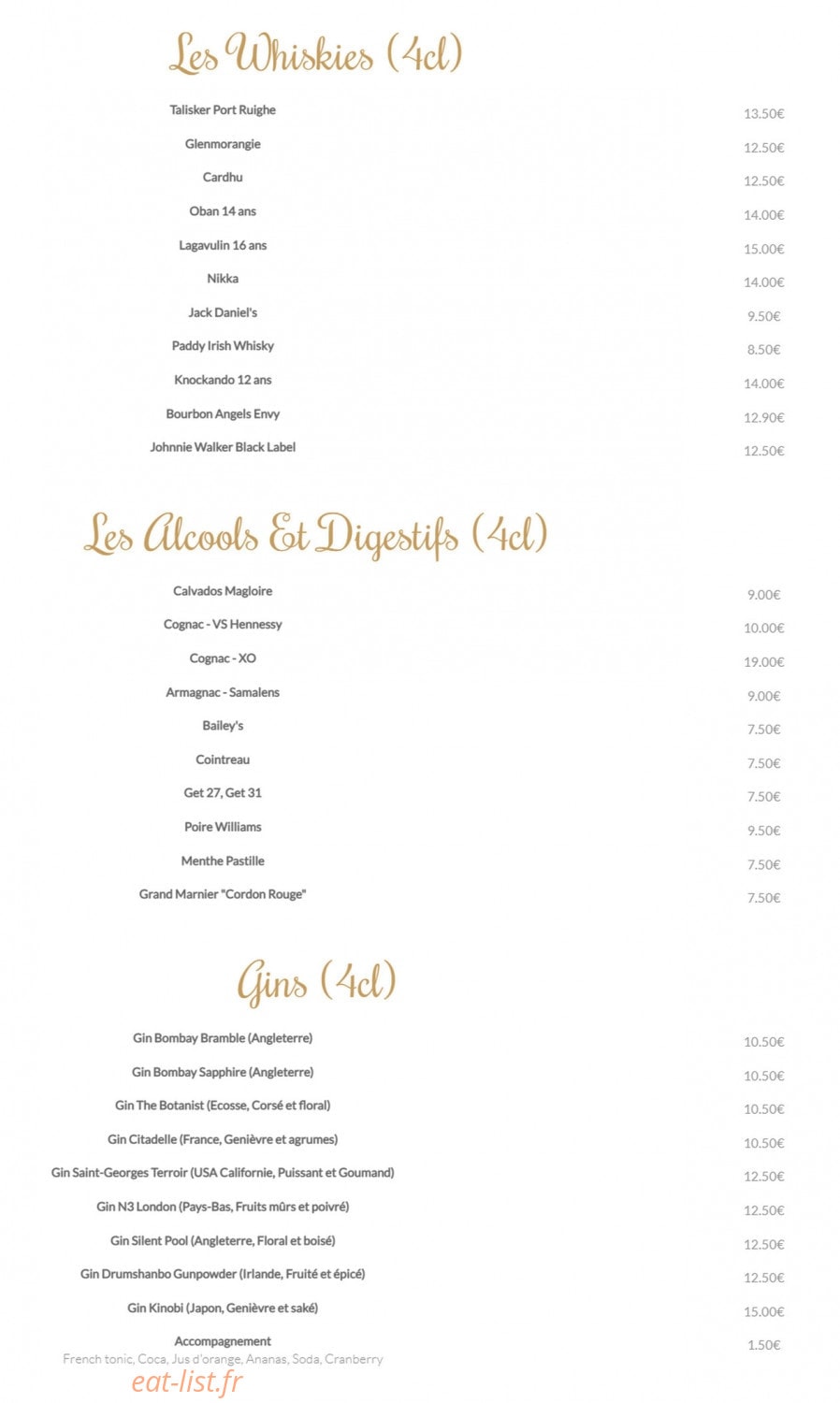 Le M — carte page 7