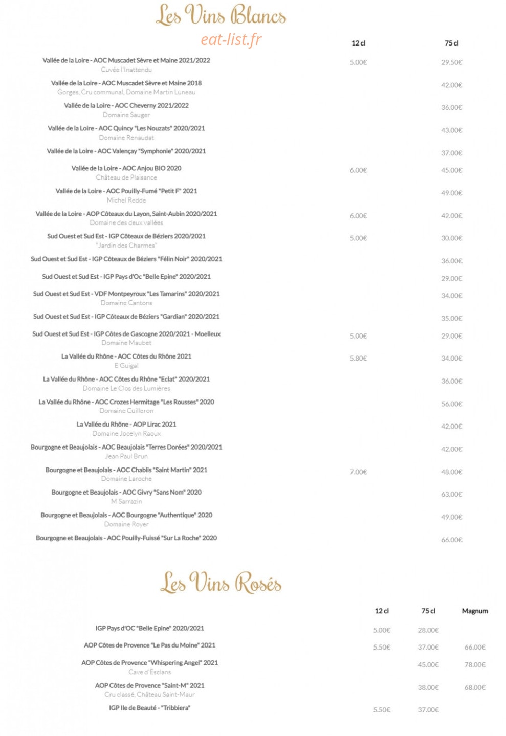 Le M — carte page 11