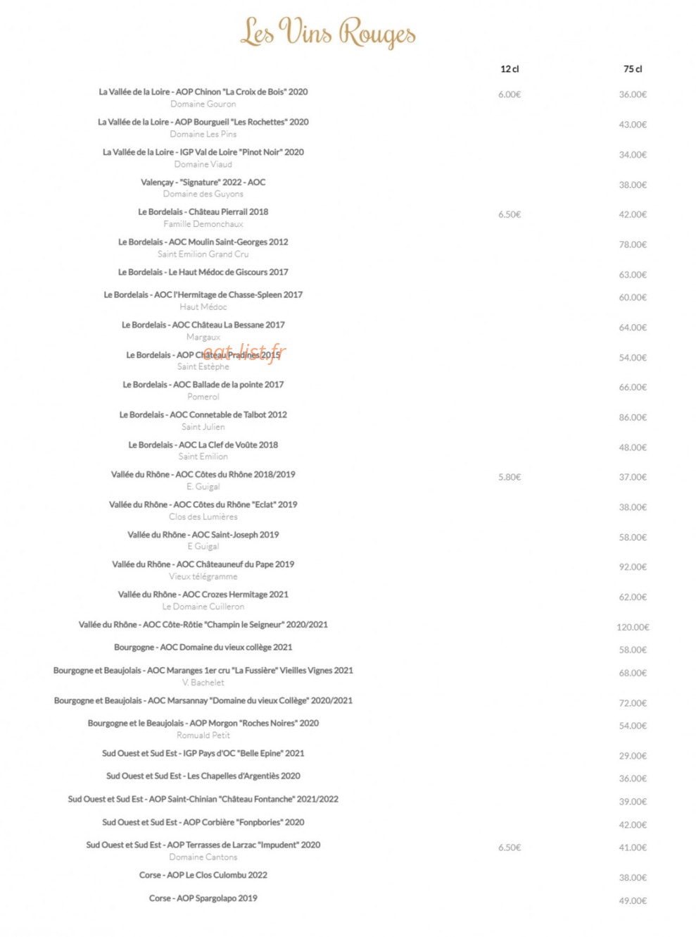 Le M — carte page 10