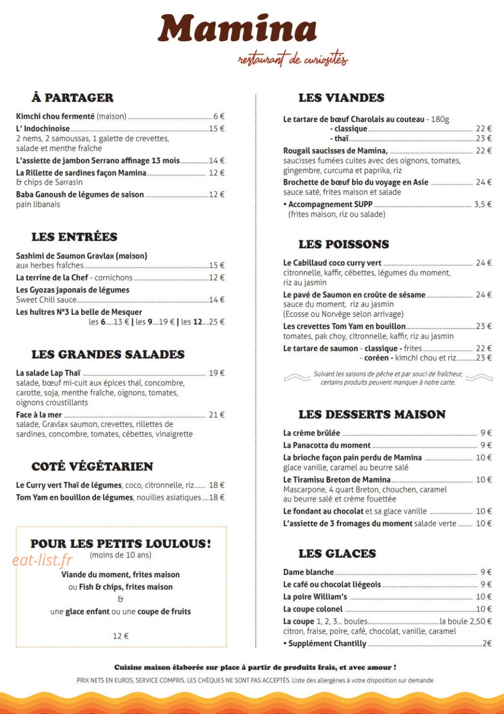 Mamina — carte page 1