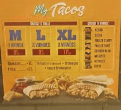 My tacos — carte page 4