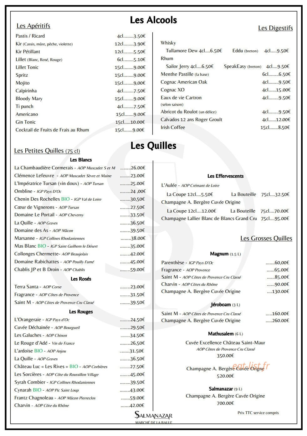 Salmanazar — carte page 2