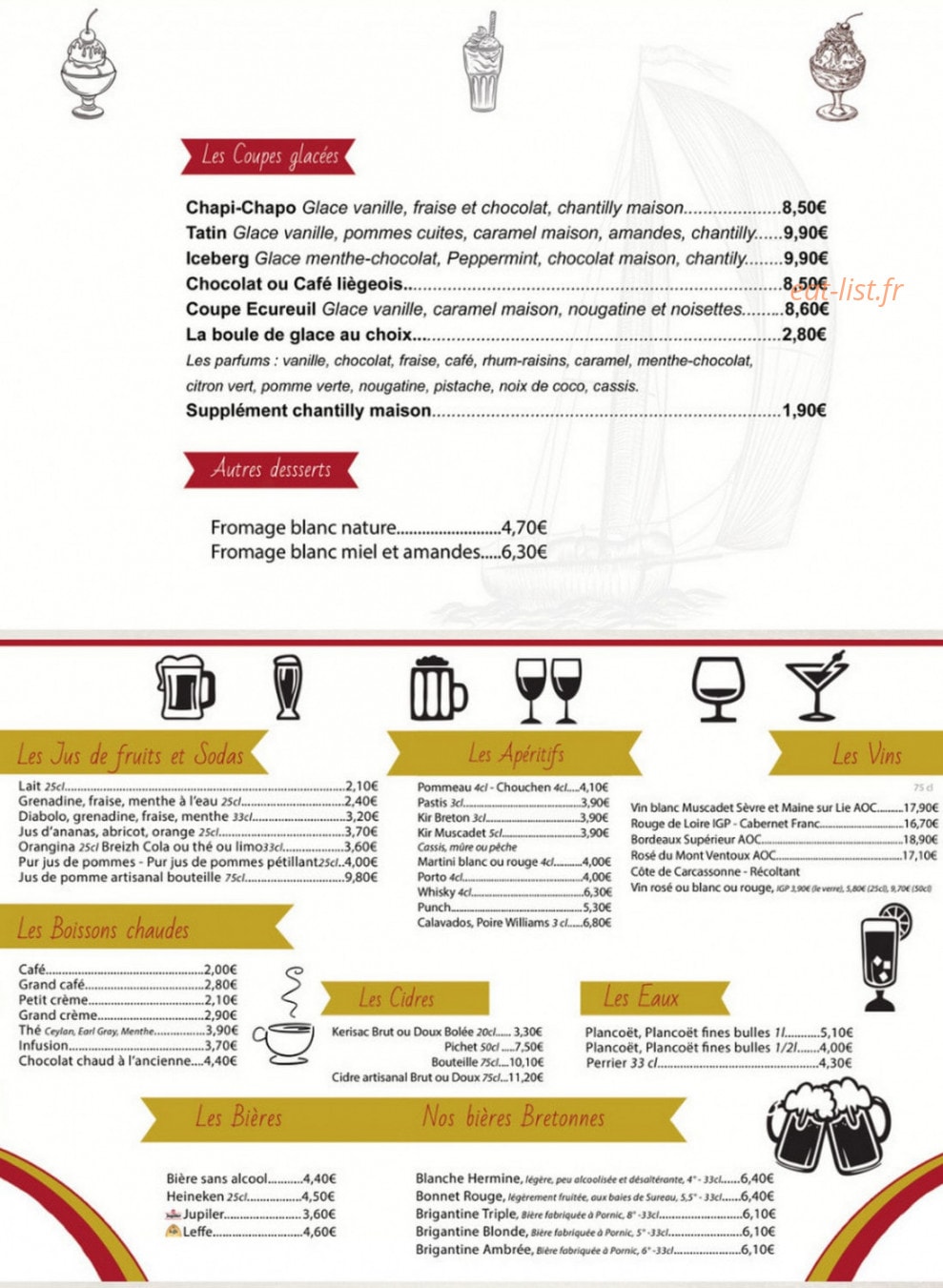 La Terrasse — carte page 4