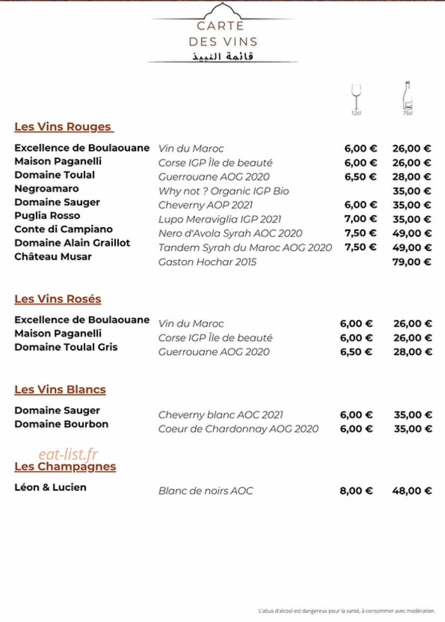 Le Nomade — carte page 8
