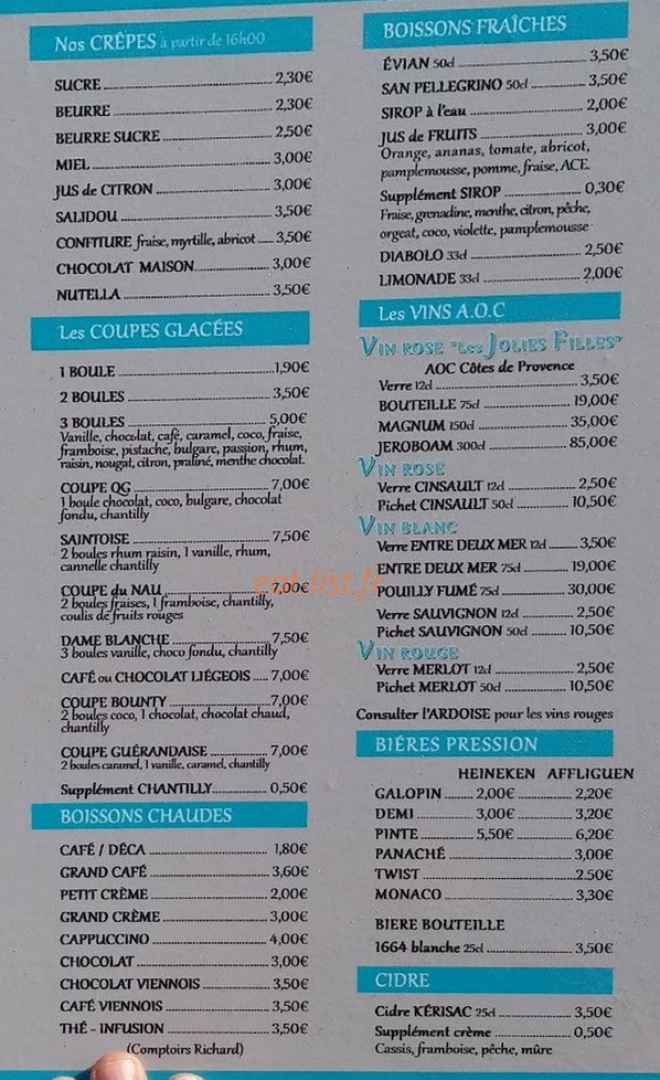 QG Beach — carte page 2