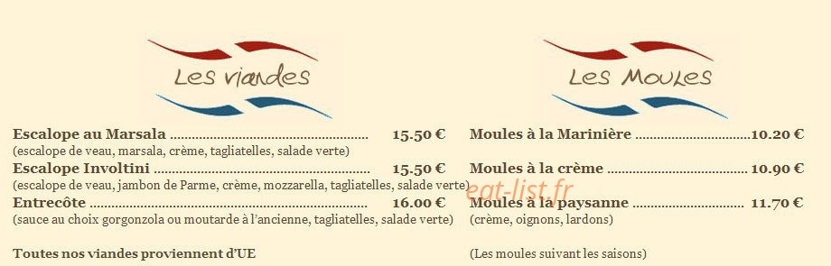 Une pizza à la mer — carte page 5