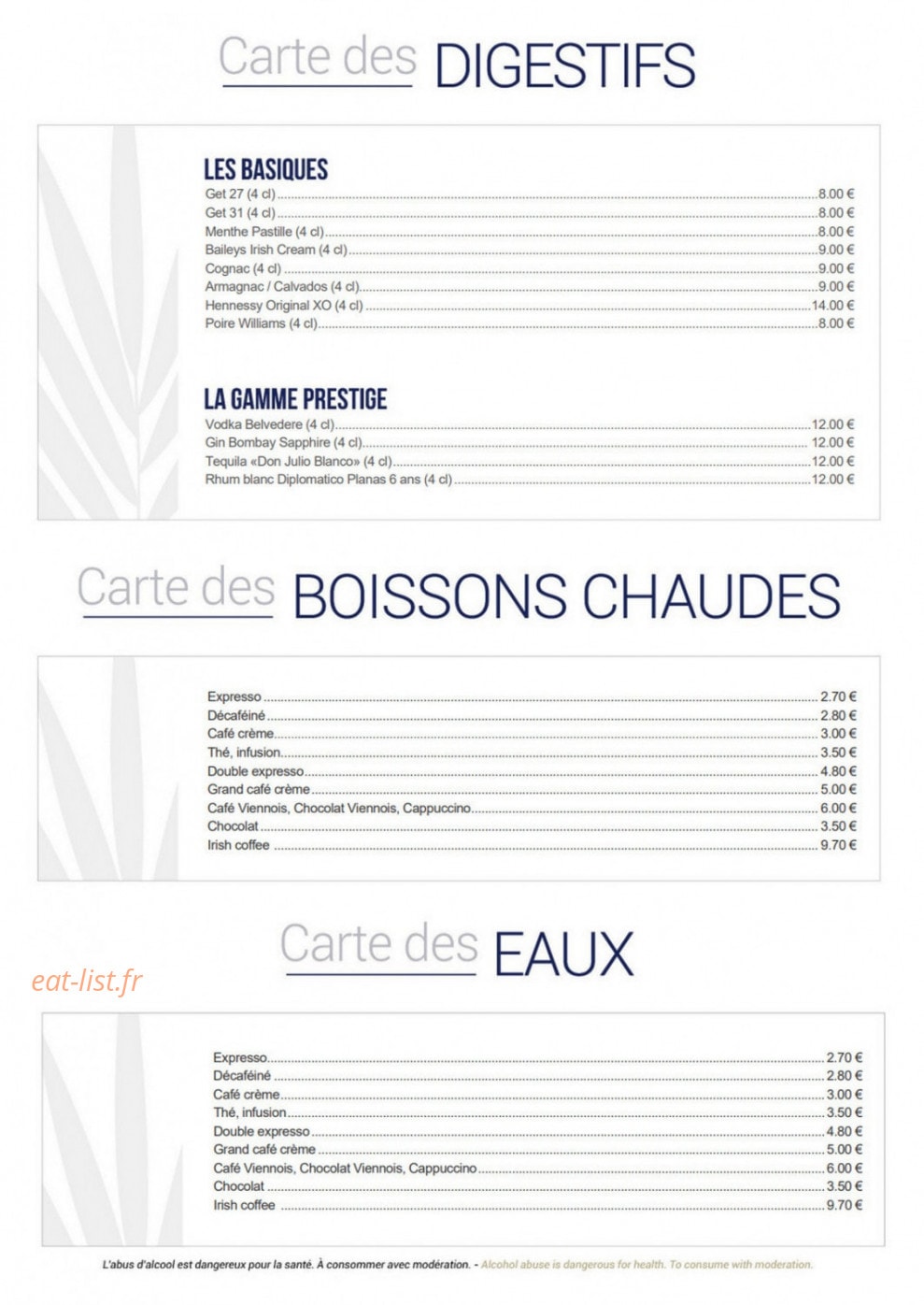 Vue Mer By Westotel — carte page 4