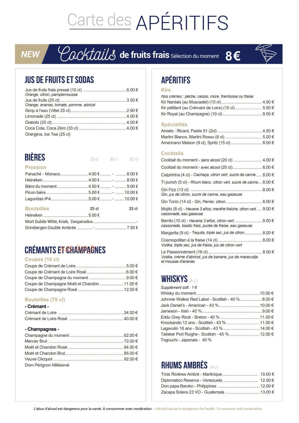 Vue Mer By Westotel — carte page 5
