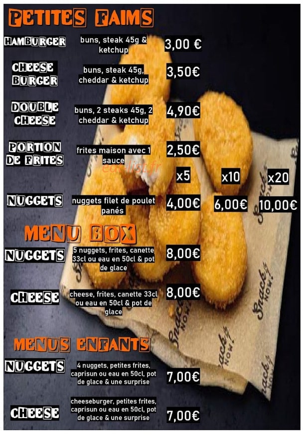 La Fabrik — carte page 3