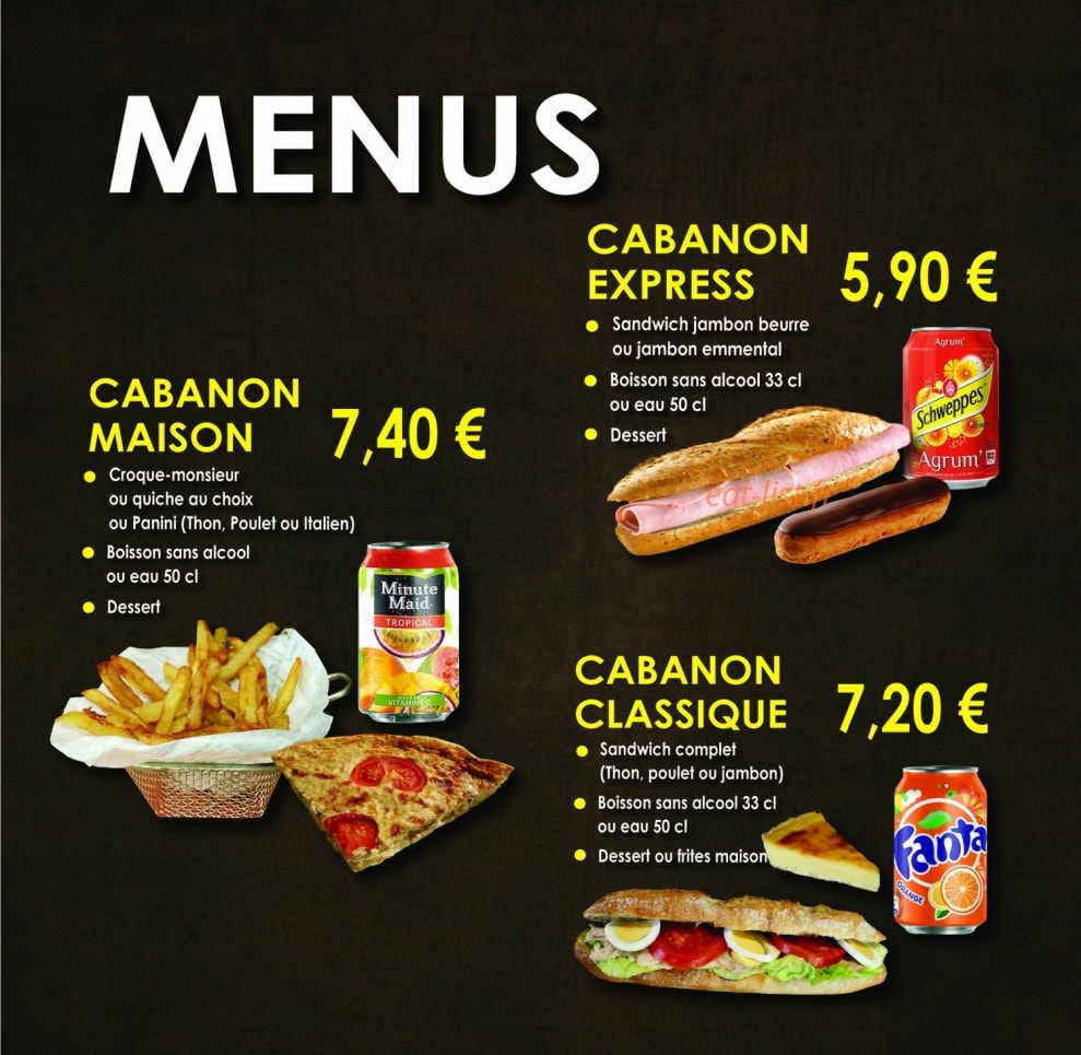 Le Cabanon — carte page 7