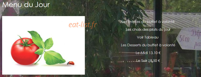 Le Relais Saint Clair — carte page 10