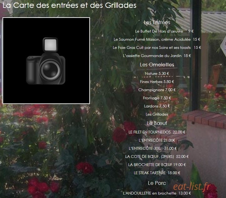 Le Relais Saint Clair — carte page 13