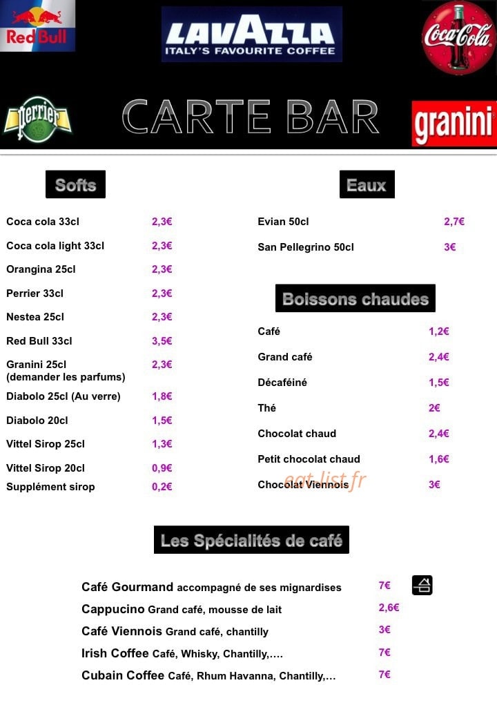Aux Pas Sages — carte page 4