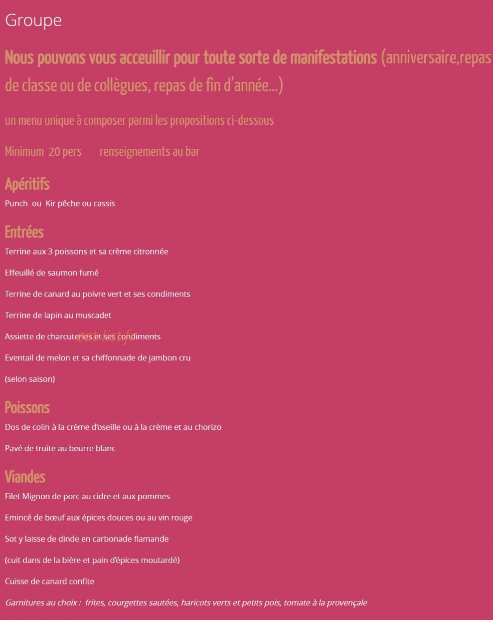 Aux Pas Sages — carte page 5