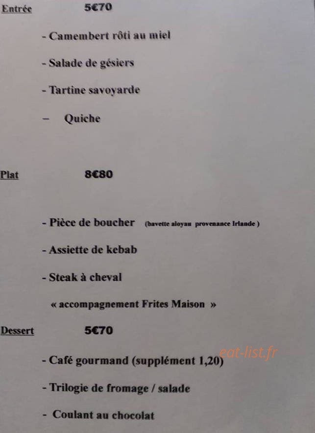 Le rancard — carte page 1