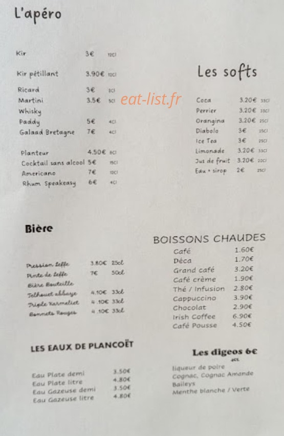 La tablée de Corsept — carte page 2