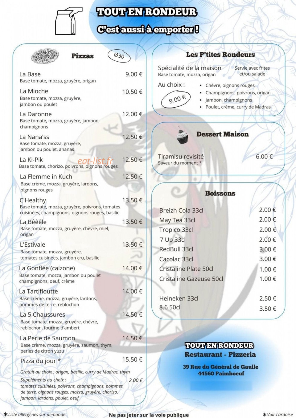 Tout En Rondeur — carte page 2
