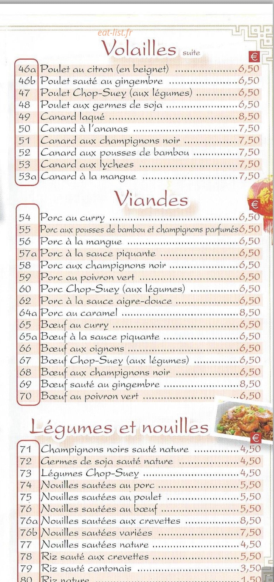 Le Royal Saint Nazaire — carte page 2