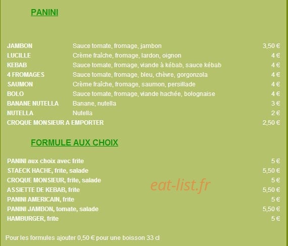Pierrick pizza — carte page 3