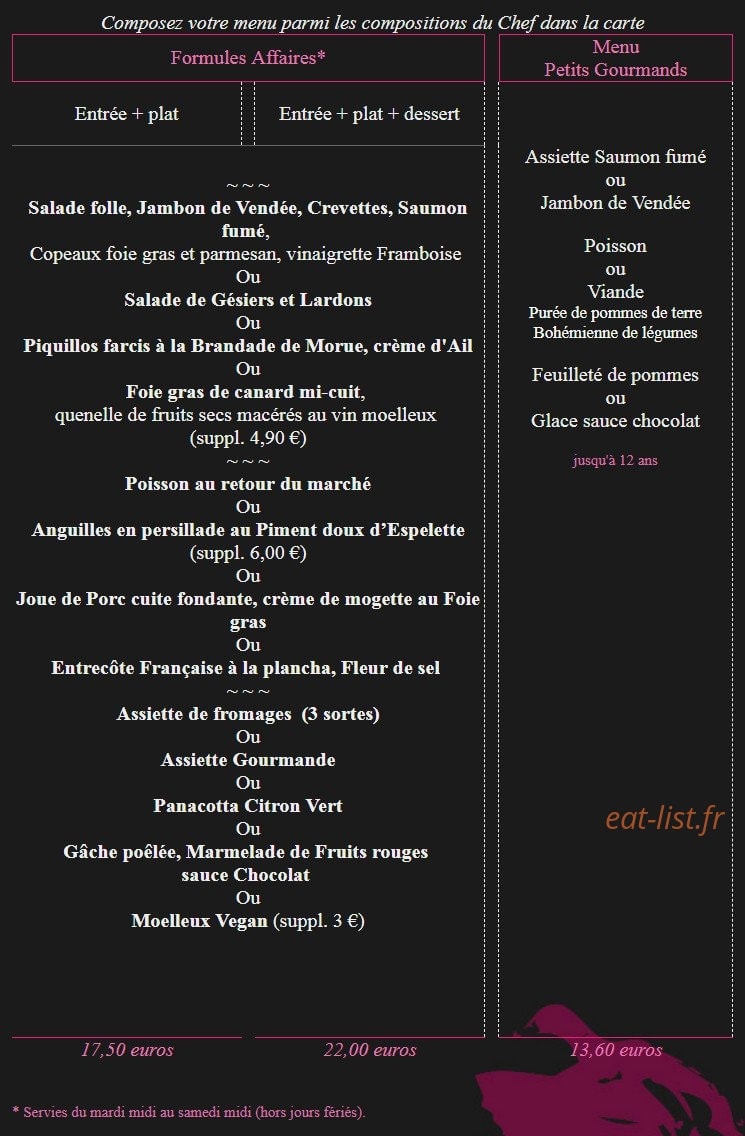 Le Colvert — carte page 3