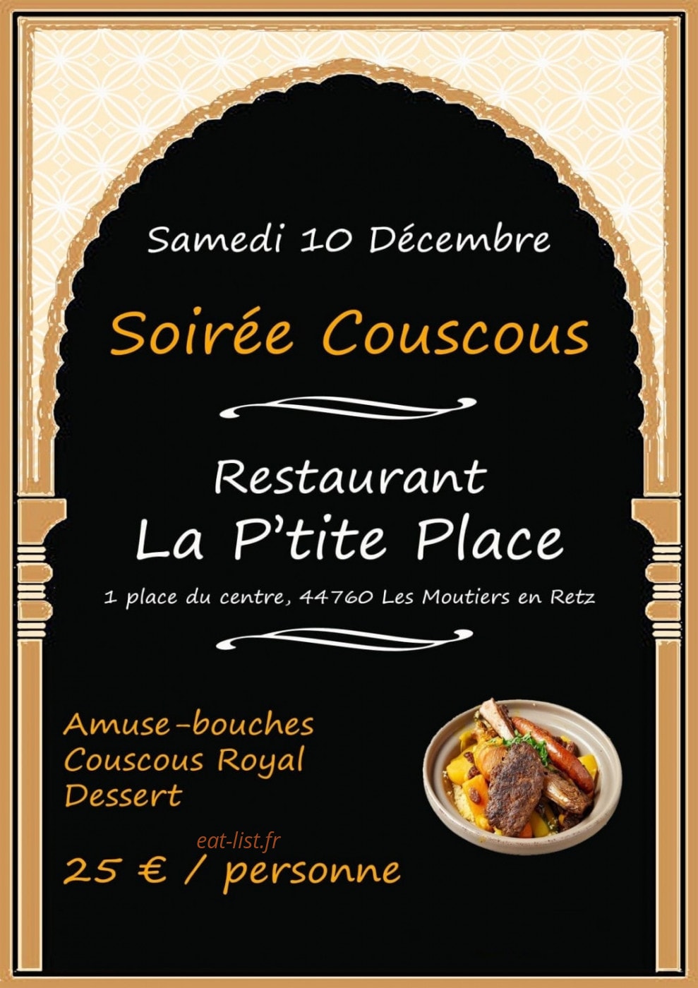 La P'tite Place — carte page 1