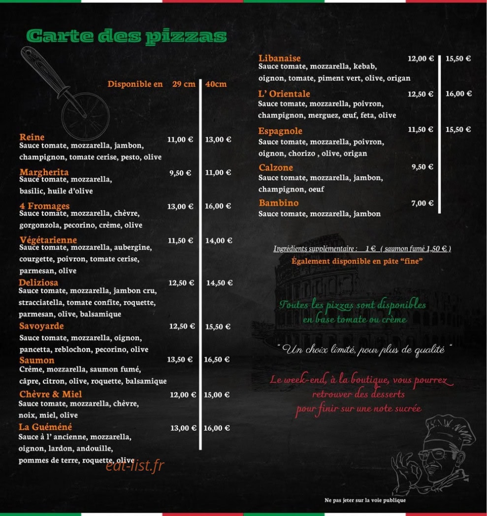 Chez Dydy — carte page 1