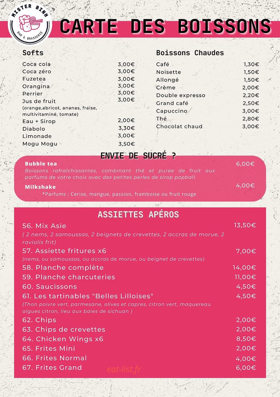 Mister Binh — carte page 6