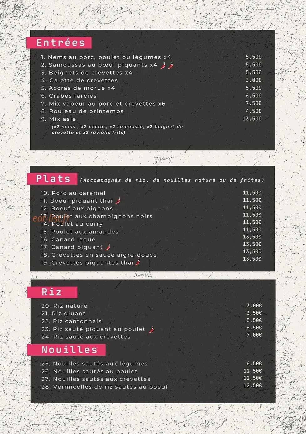 Mister Binh — carte page 2