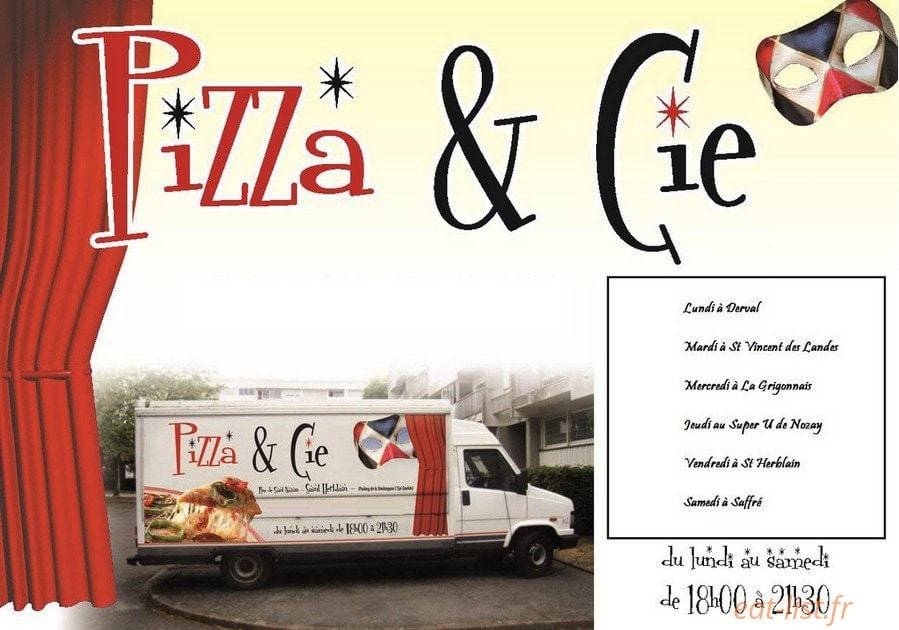 Pizza et Cie — carte page 1