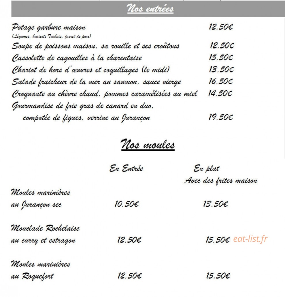 Le Picassiette — carte page 2