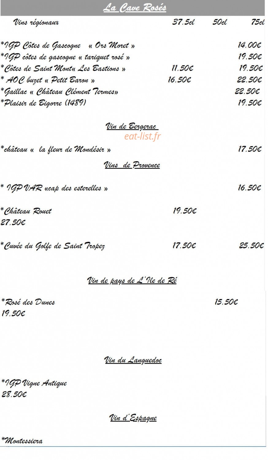 Le Picassiette — carte page 9