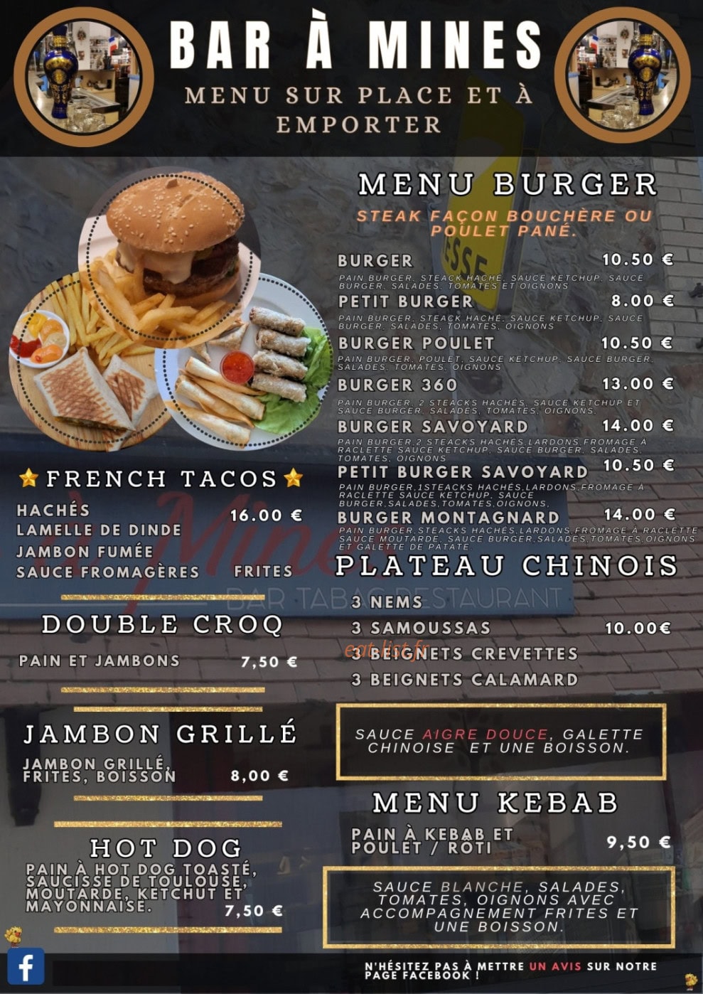 Bar à Mines — carte page 1