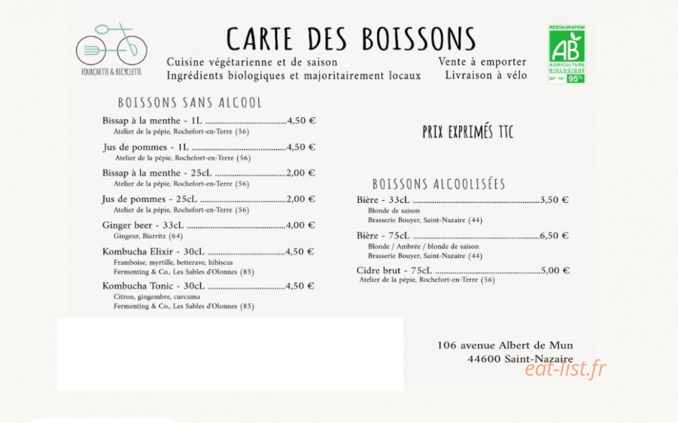 Fourchette et bicyclette — carte page 2