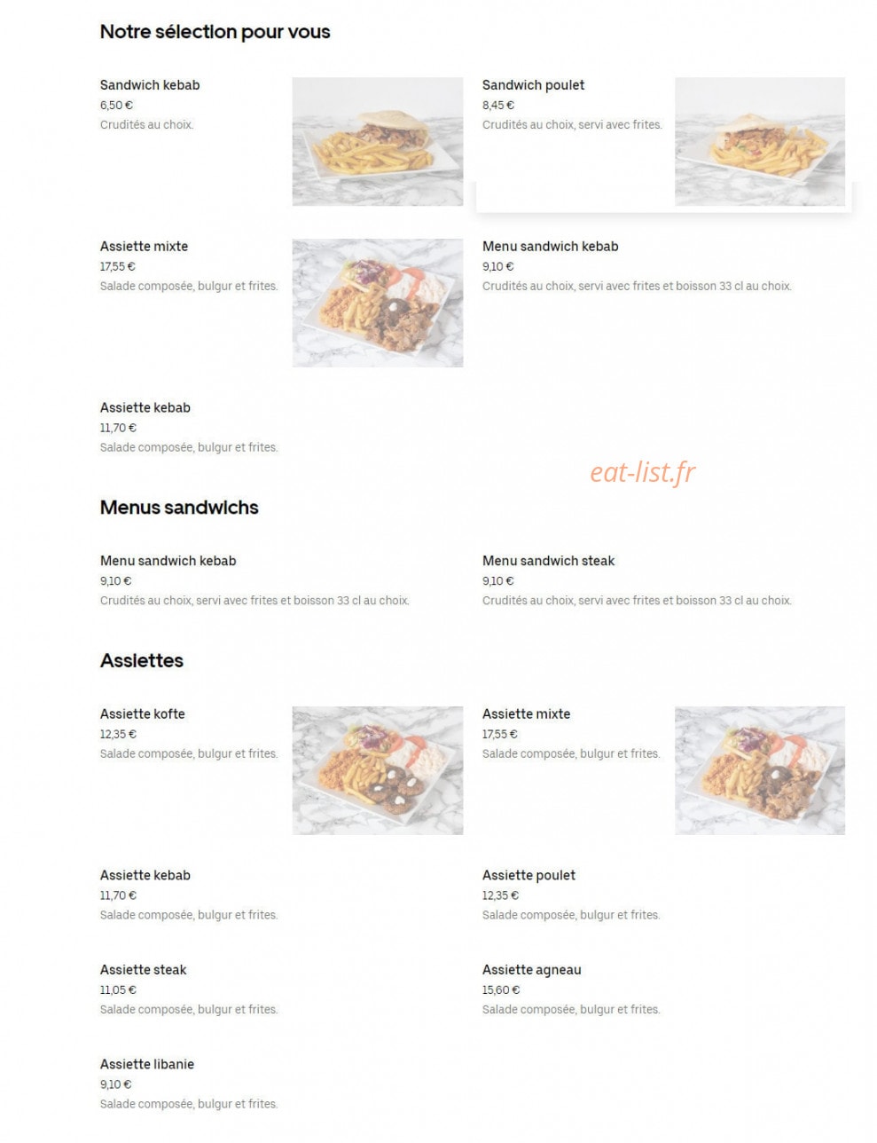 Kapados — carte page 1