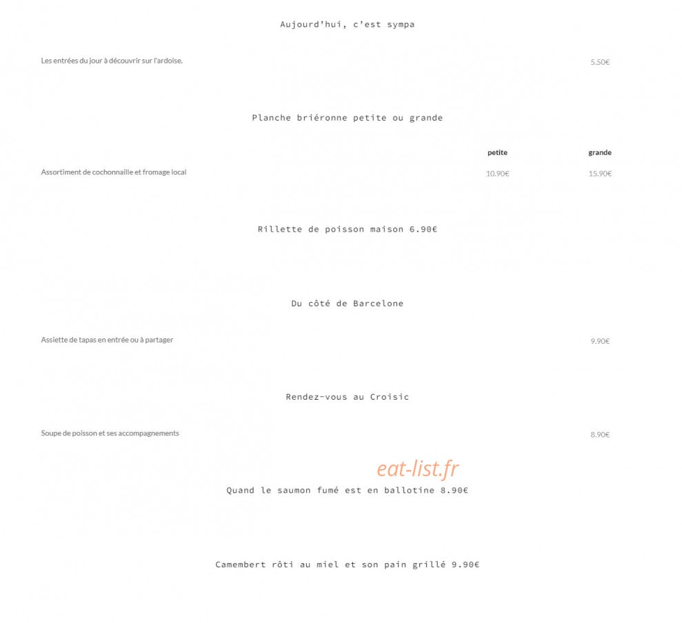 La boétie — carte page 1