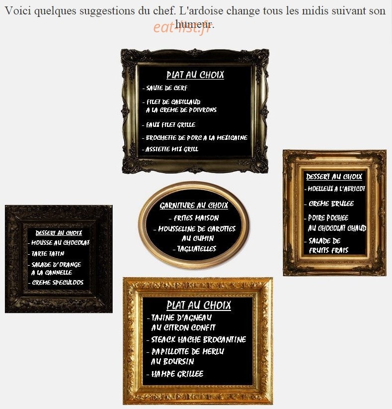 La Brocantine — carte page 1