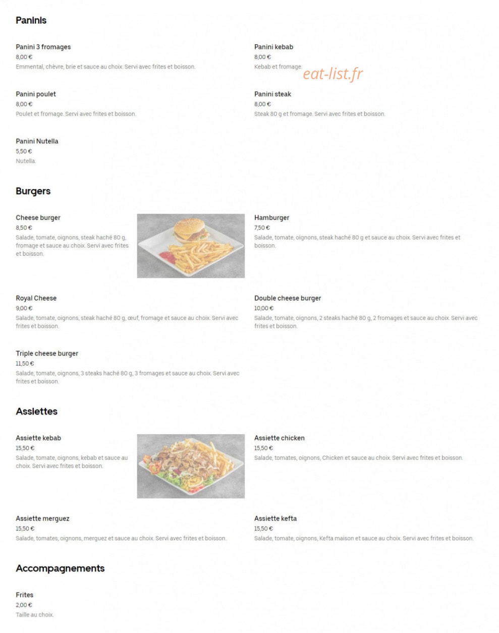 La Gazelle — carte page 2