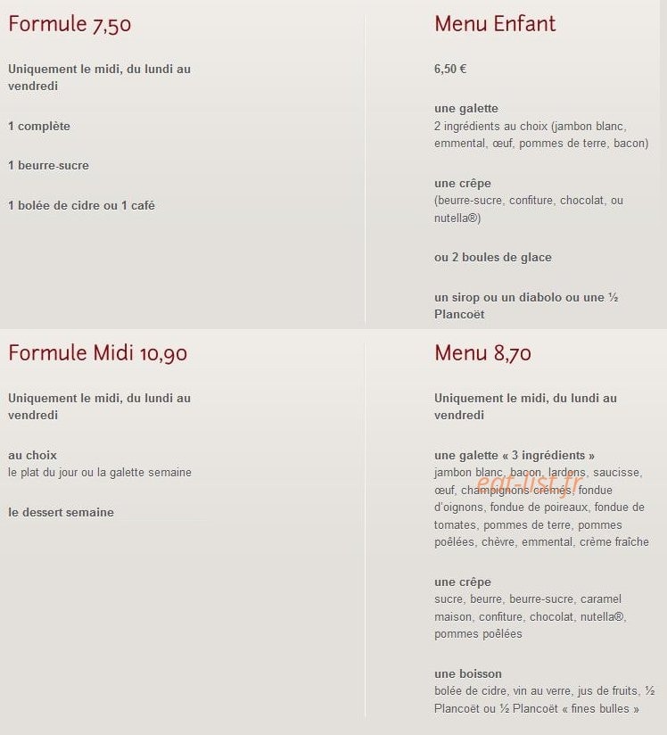 La Marotte — carte page 6