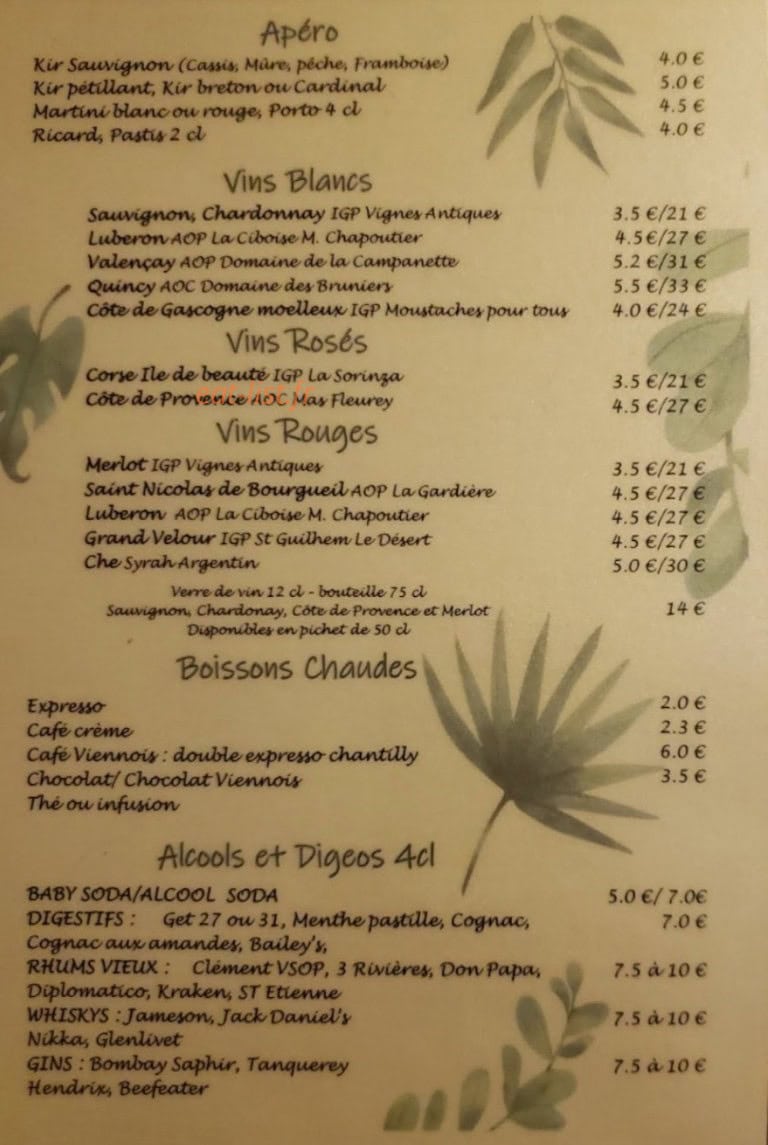 Le Bakoua — carte page 1