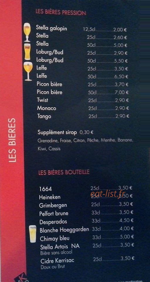 Le Kiosq — carte page 4