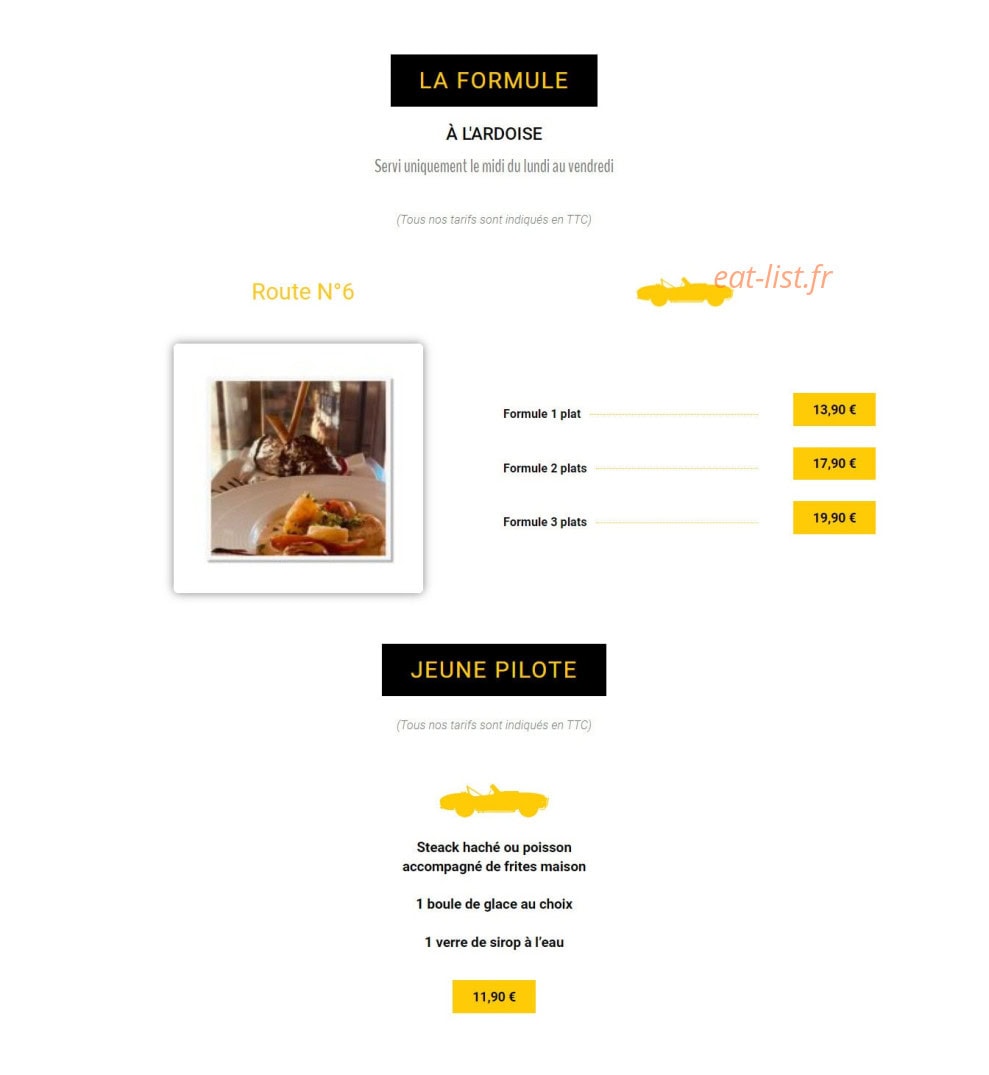 Le Numéro 6 — carte page 2
