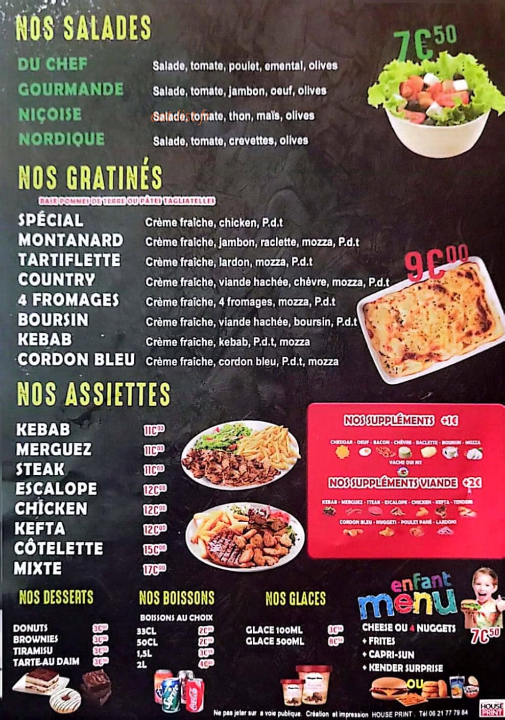 Mondial Foods — carte page 4
