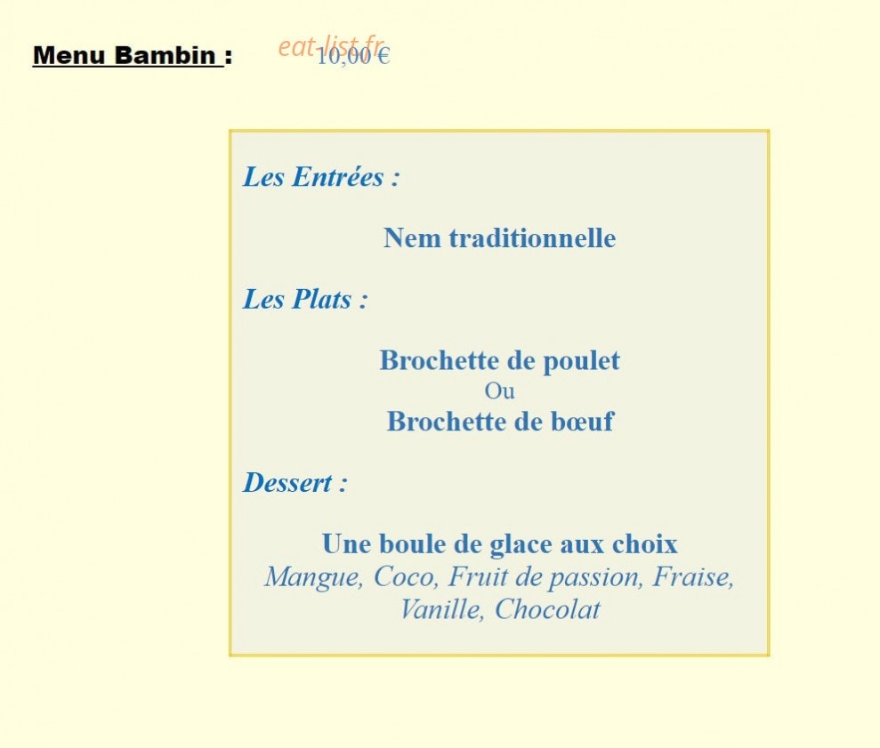 Passion D'Annam — carte page 5